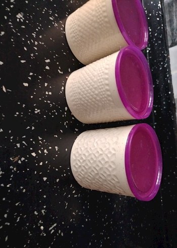 Renkli Kapaklı Beyaz Saklama Kapları Seti - Görsel 5