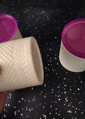 Renkli Kapaklı Beyaz Saklama Kapları Seti - Görsel 7