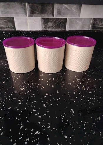 Renkli Kapaklı Beyaz Saklama Kapları Seti - Görsel 6