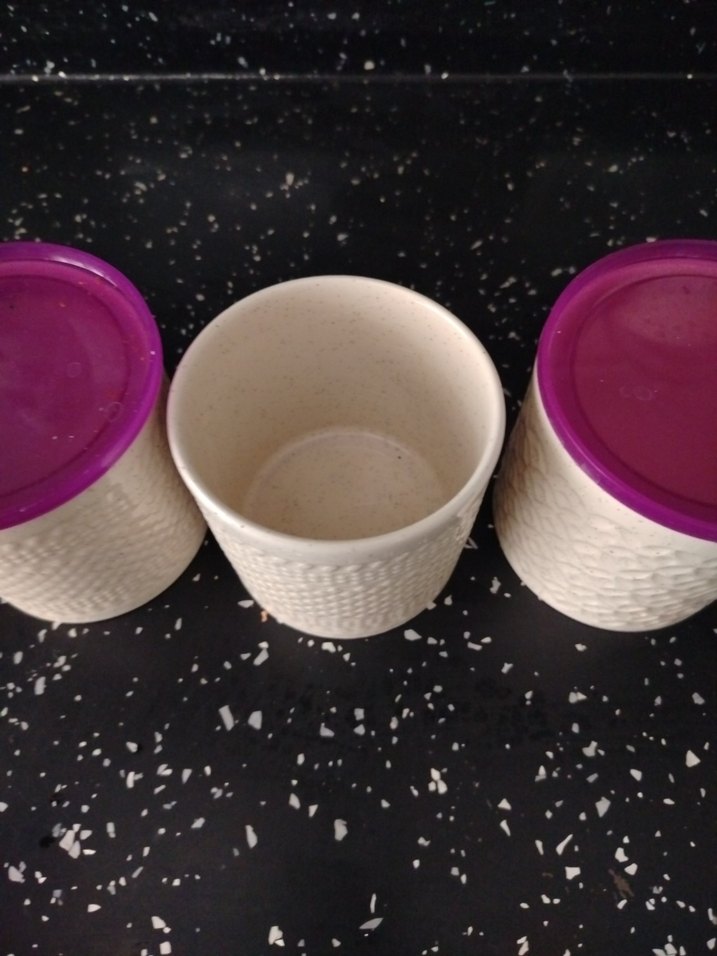 Renkli Kapaklı Beyaz Saklama Kapları Seti - Görsel 4