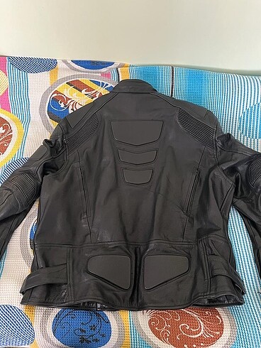 Hudson Hudson robocop deri motorsiklet montu amerikan 4xl yerli 2xl kal