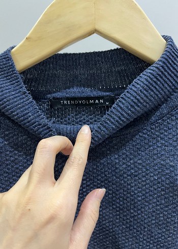 Navy Renkli  Triko Kazak - Görsel 2