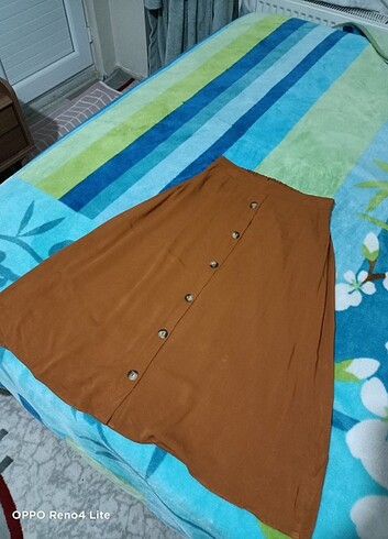 LC Waikiki LCW yazılık etek 38 beden taba renk uzunluk 65 cm