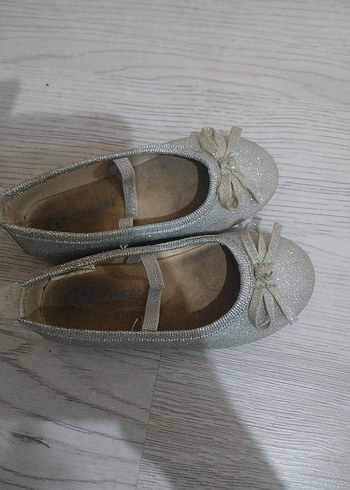 Kız Çocuk Bej Fiyonk Detaylı Babet - Görsel 5