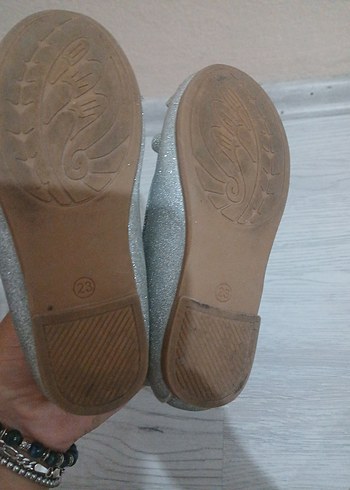 Kız Çocuk Bej Fiyonk Detaylı Babet - Görsel 4