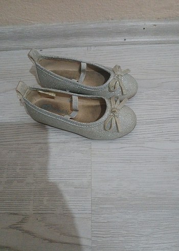 Kız Çocuk Bej Fiyonk Detaylı Babet - Görsel 3