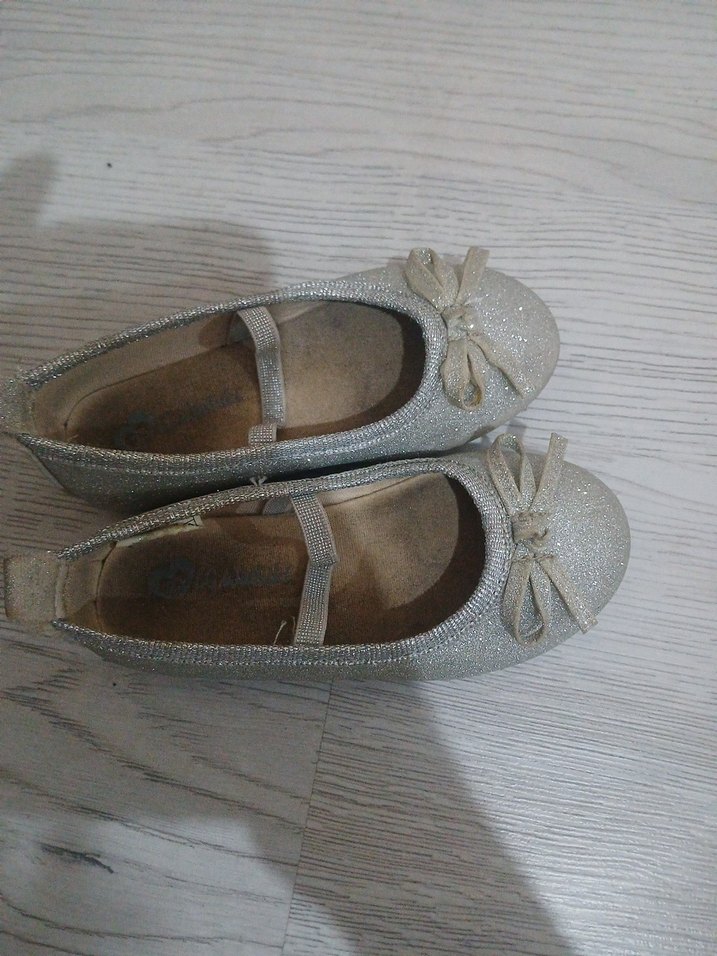 Kız Çocuk Bej Fiyonk Detaylı Babet - Görsel 5