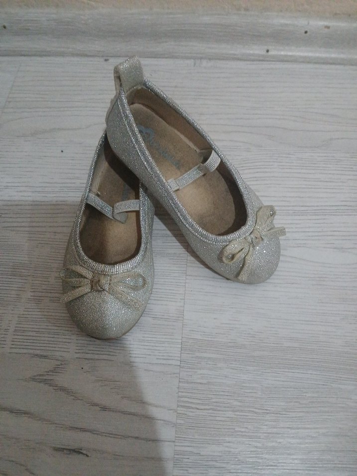 Kız Çocuk Bej Fiyonk Detaylı Babet - Görsel 2