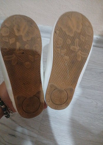 Kız Çocuk Beyaz Fiyonklu Babet Ayakkabı - Görsel 7