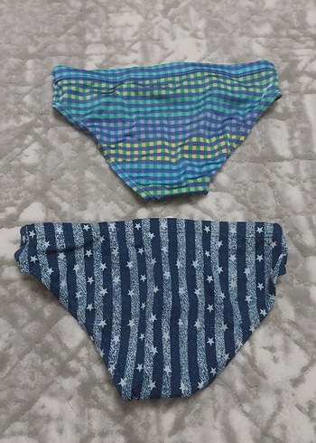 Renkli Desenli Çocuk 2'li mayo - Görsel 4