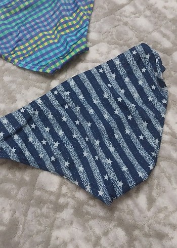 Renkli Desenli Çocuk 2'li mayo - Görsel 6