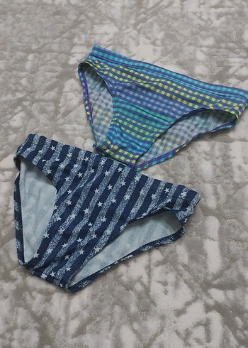 Renkli Desenli Çocuk 2'li mayo - Görsel 2