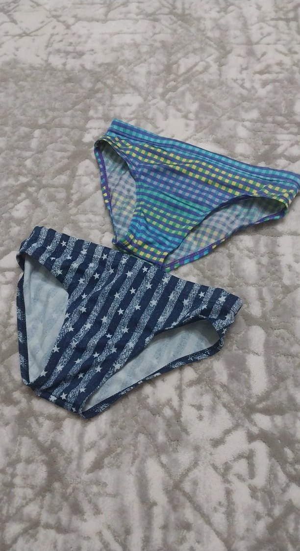 Renkli Desenli Çocuk 2'li mayo - Görsel 2