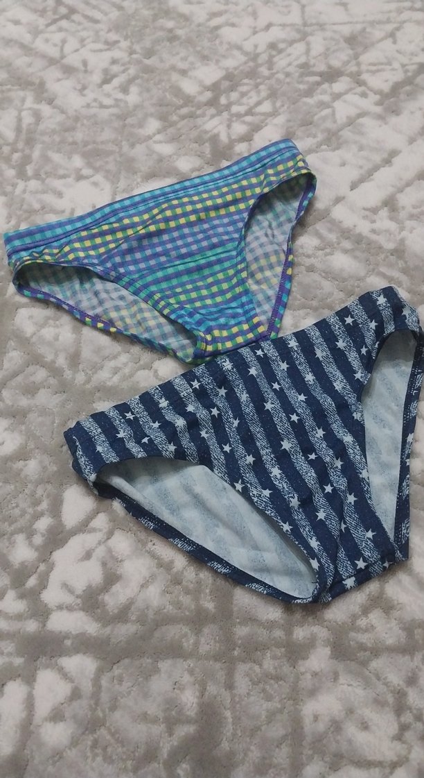 Renkli Desenli Çocuk 2'li mayo - Görsel 3