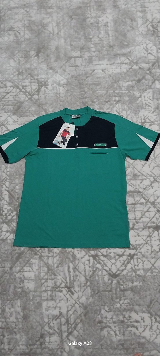 Düğmeli Kısa Kollu Erkek Pijama Takımı - Görsel 3