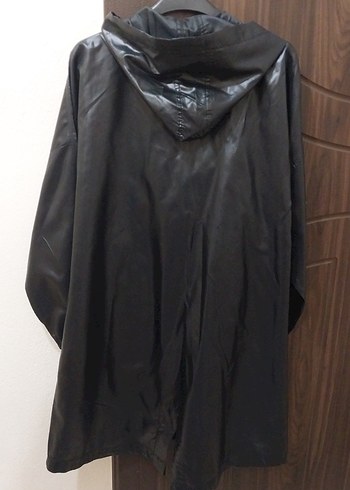 Siyah yağmurluk - Görsel 6