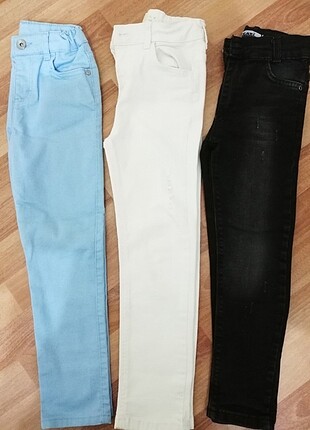 3 lü erkek çocuk pantolon hiç bişeyi yok yeni gibi
