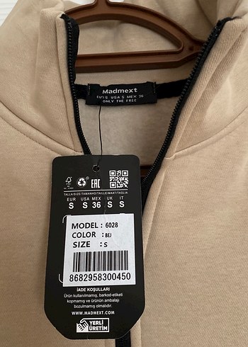 Bej Unisex Sweatshirt - Görsel 3