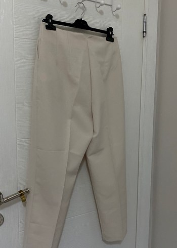 Bej Kumaş Pantolon - Görsel 5