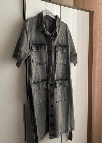 Trendyolmilla Curve kot elbise - Görsel 2