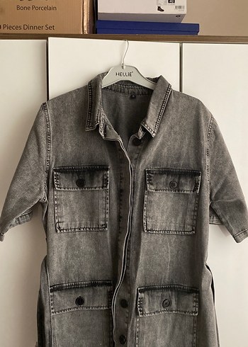 Trendyolmilla Curve kot elbise - Görsel 5