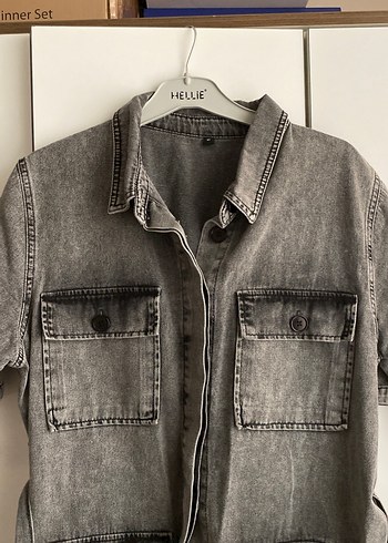 Trendyolmilla Curve kot elbise - Görsel 4