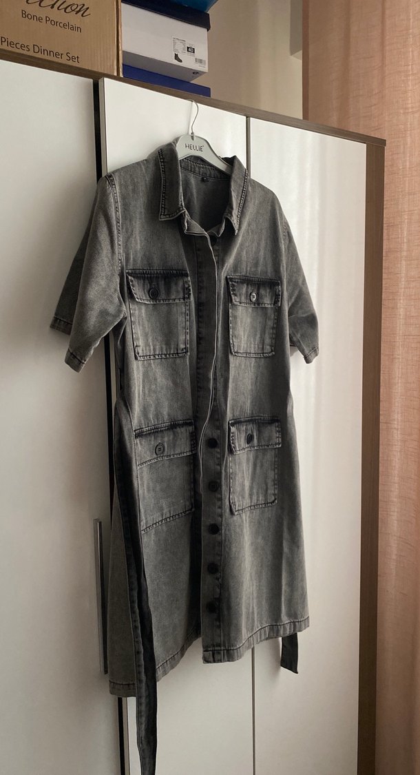 Trendyolmilla Curve kot elbise - Görsel 2