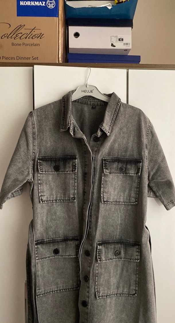 Trendyolmilla Curve kot elbise - Görsel 5