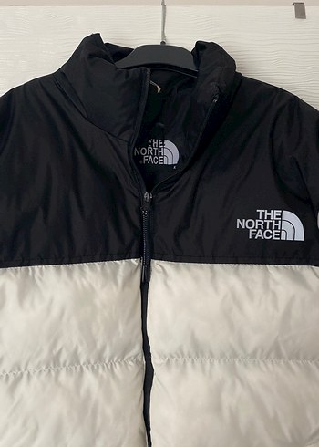 The North Face Erkek Beyaz Siyah Puff Mont - Görsel 3