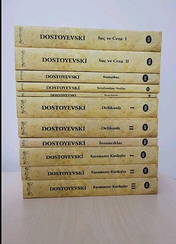 Dostoyevski Kitap Seti 11 adet