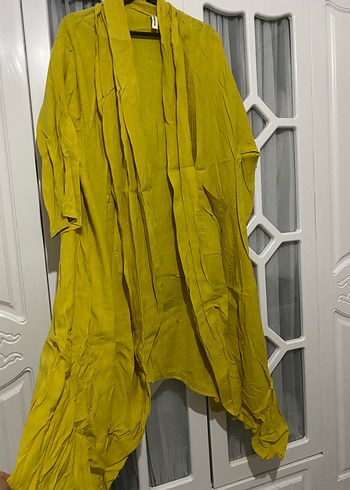 Diğer Bohem Tarzda Sarı kimono