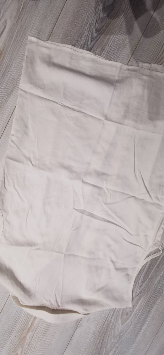 Fabrika marka beyaz Kolsuz Keten Gömlek - Görsel 4