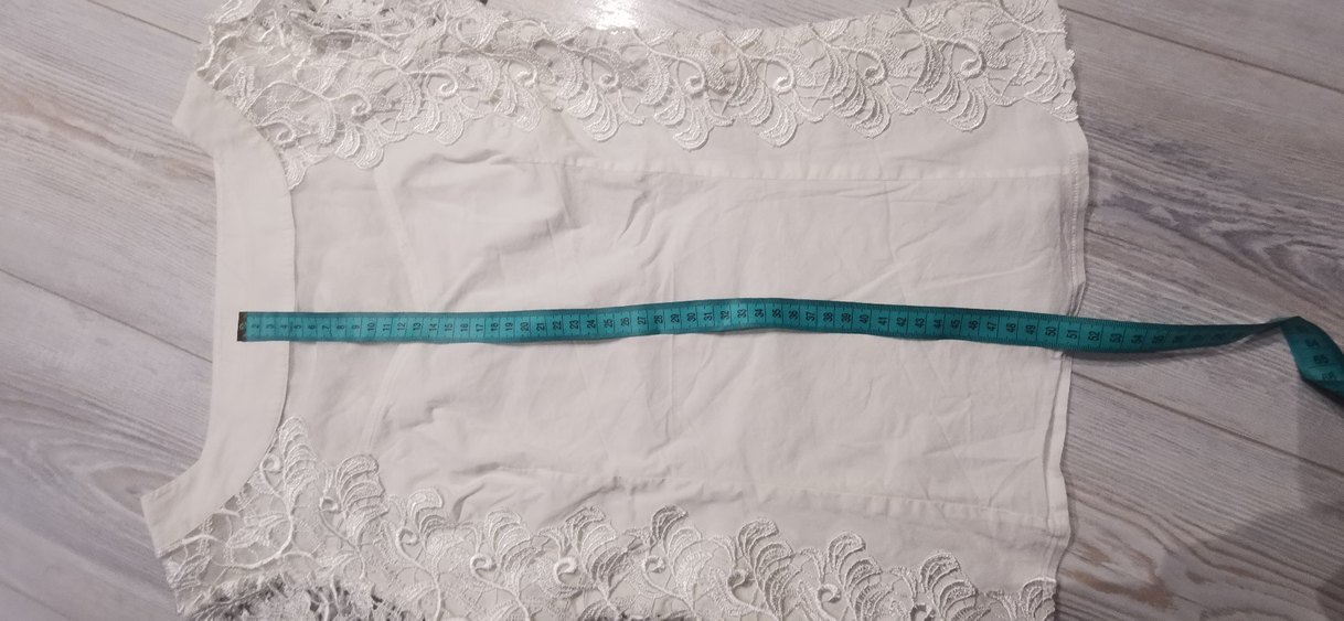 Dantel Detaylı Beyaz Bohem Bluz - Görsel 3