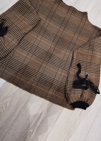 Trendyol marka Kahverengi Boğazlı Örgü Kadın Kazak - Görsel 5