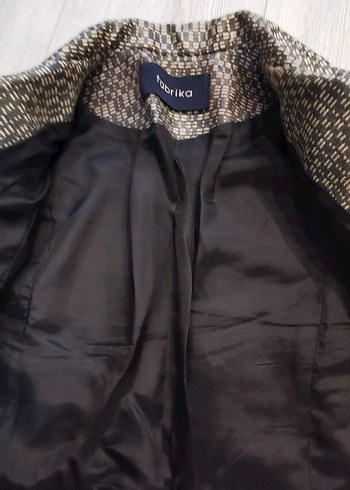 Fabrika marka Yılan Desenli deri Ceket - Görsel 6