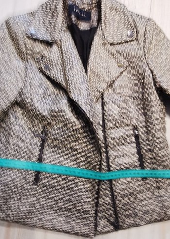 Fabrika marka Yılan Desenli deri Ceket - Görsel 3