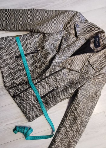 Fabrika marka Yılan Desenli deri Ceket - Görsel 2