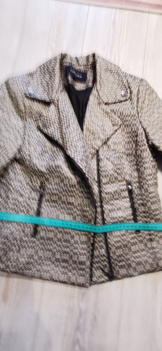 Fabrika marka Yılan Desenli deri Ceket - Görsel 3