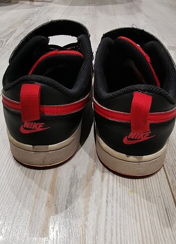 Nike court borough low kırmızı spor ayakkabı - Görsel 4