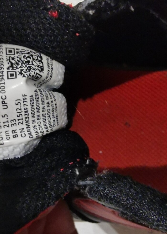 Nike court borough low kırmızı spor ayakkabı - Görsel 5