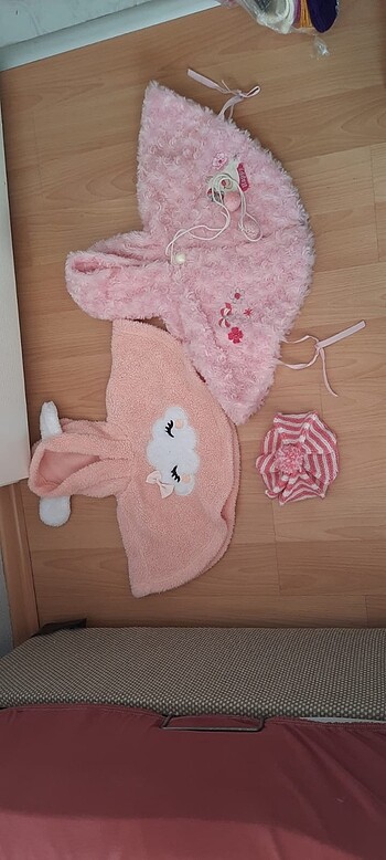Kız bebek mont# kız bebek panço - Görsel 2