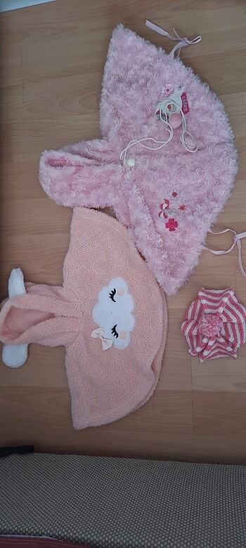 Kız bebek mont# kız bebek panço - Görsel 3