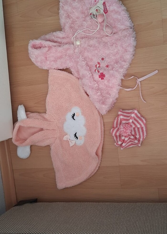 Kız bebek mont# kız bebek panço - Görsel 2