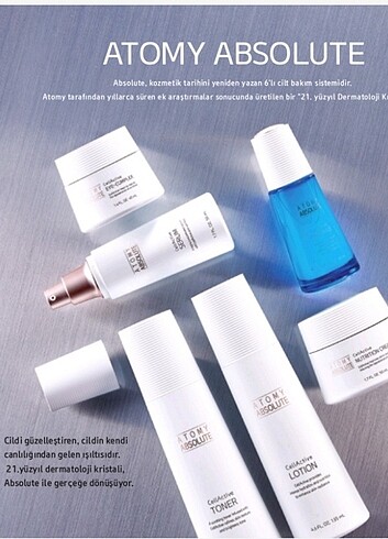 Diğer Atomy ABSOLUTE cellactive SKINCARE