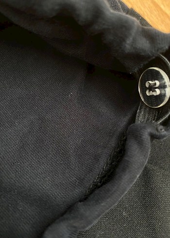 Siyah Normal Boy Hamile Pantolonu - Görsel 4