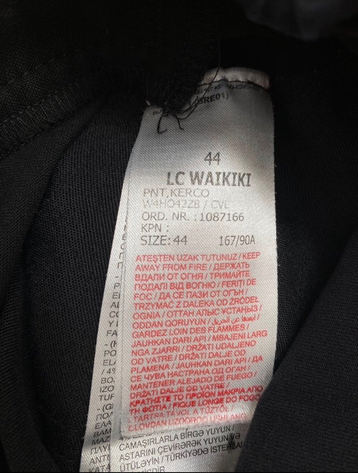 Siyah Normal Boy Hamile Pantolonu - Görsel 5