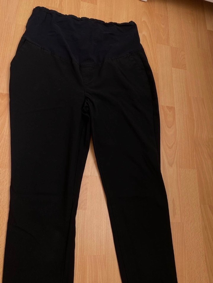 Siyah Normal Boy Hamile Pantolonu - Görsel 2