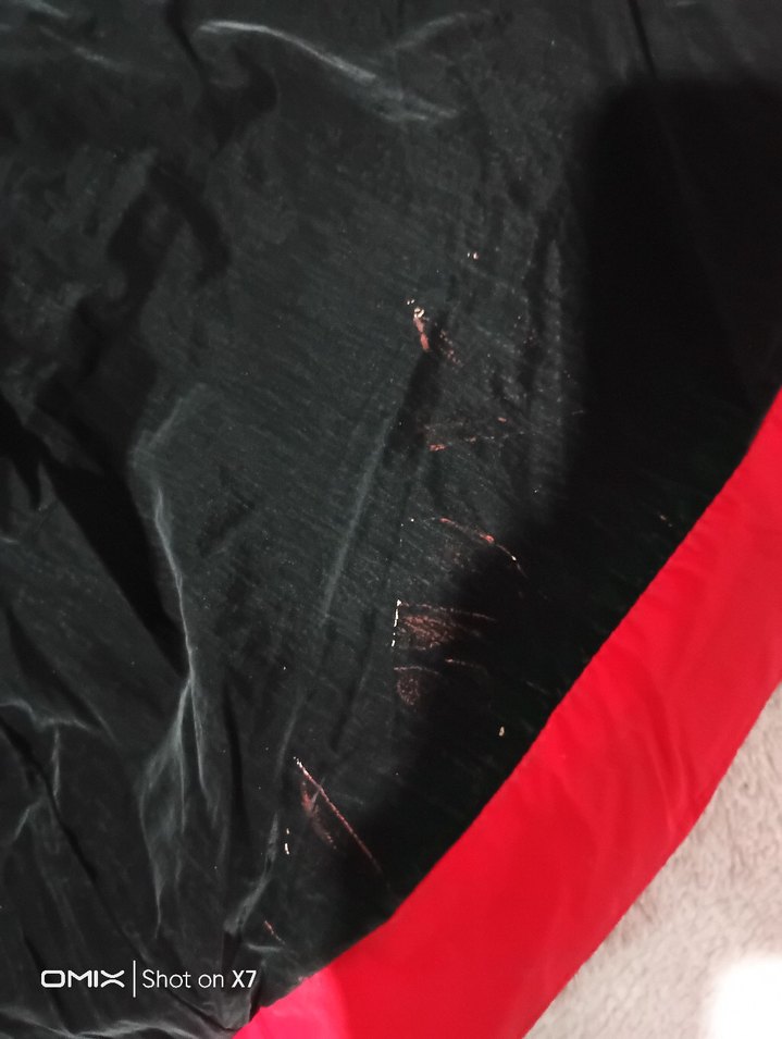 Kırmızı Kapüşonlu Kadın Kışlık Ceket - Görsel 4