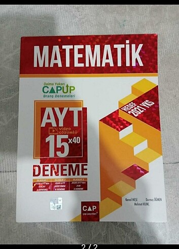 ÇAP AYT DENEME