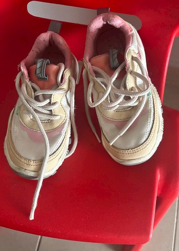 Zara Kız Çocuk Pembe Bağcıklı Spor Ayakkabı